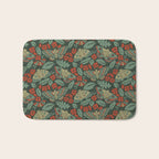 Moths in Emerald Twilight Bath Mat Gallery Image 1