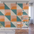 Retro 11D Wall Mural Gallery Image 1