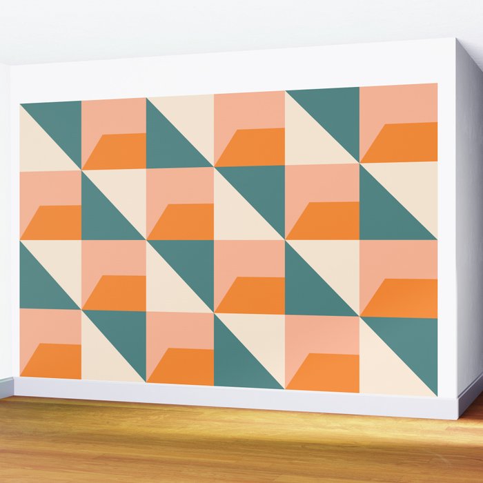 Retro 11D Wall Mural Gallery Image 2