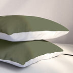 Wink (Olive Green) Pillow Sham Gallery Image 3