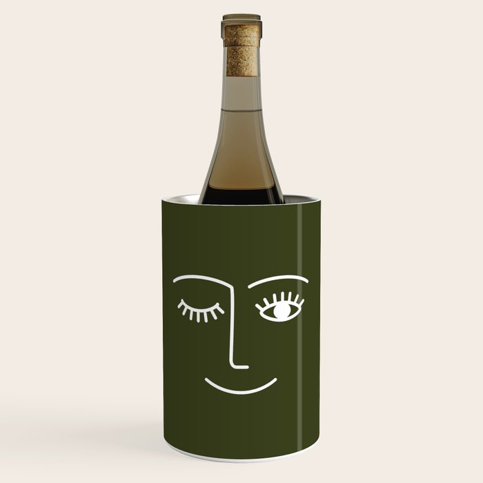 Wink (Olive Green) Wine Chiller Gallery Image 1