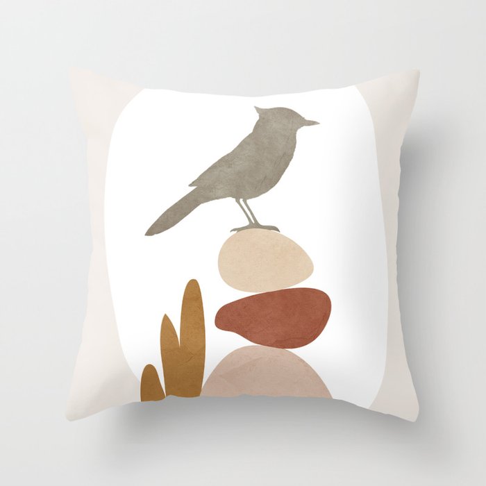 Cute Little Bird III Throw Pillow Gallery Image 6