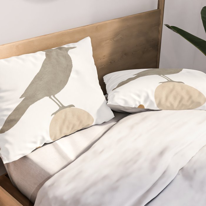 Cute Little Bird III Pillow Sham Gallery Image 2