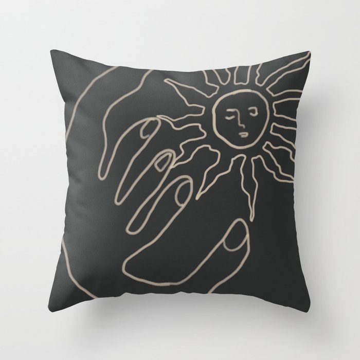Shadow 1 Throw Pillow Gallery Image 6