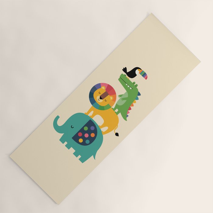 Rainbow Safari Yoga Mat Gallery Image 1
