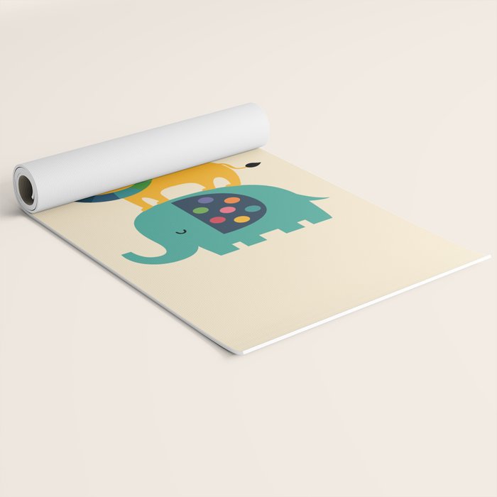 Rainbow Safari Yoga Mat Gallery Image 2