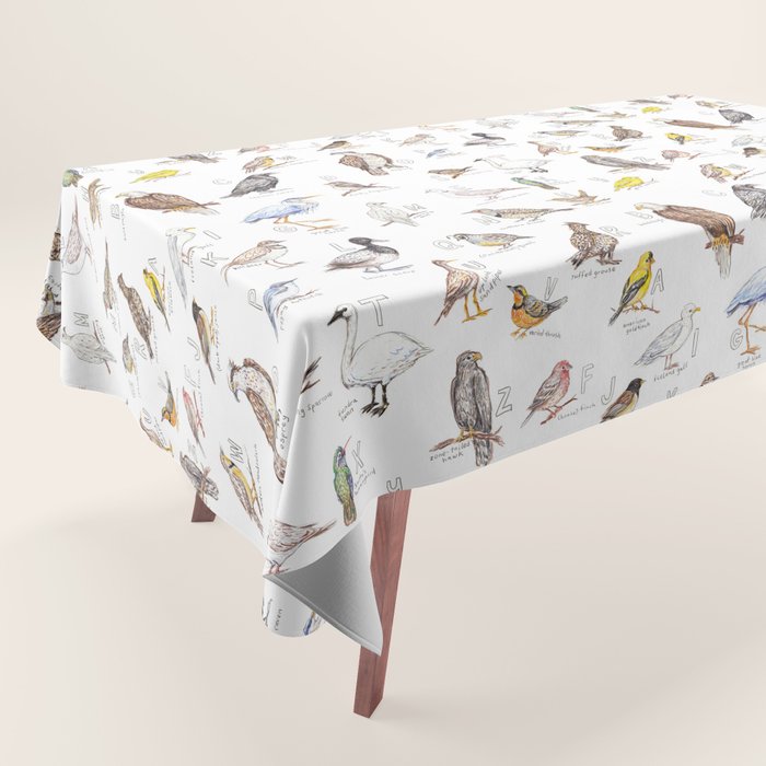 Birds of the Pacific Northwest Tablecloth Gallery Image 1