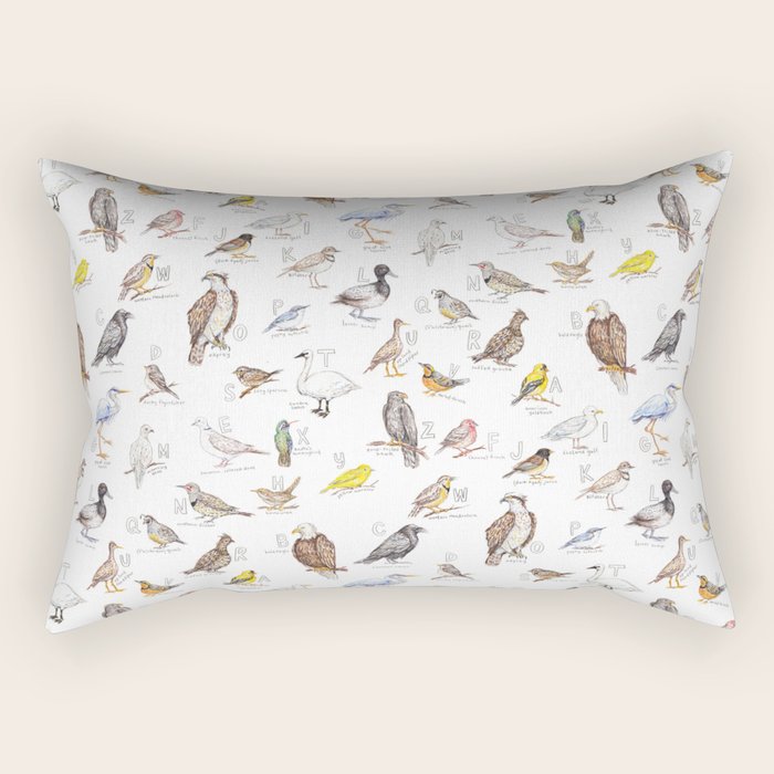 Birds of the Pacific Northwest Rectangular Pillow Gallery Image 1