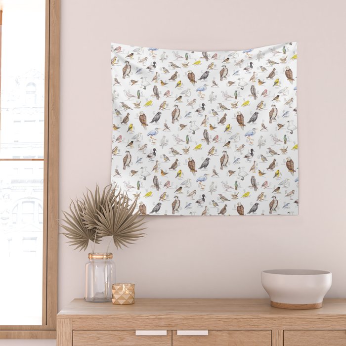 Birds of the Pacific Northwest Wall Tapestry Gallery Image 2