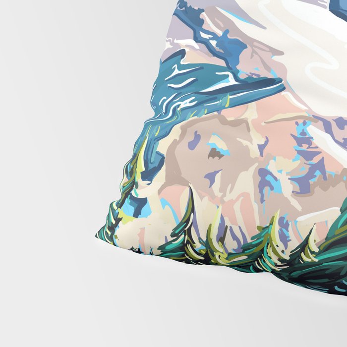 Wildflowers on Mount Rainier Pillow Sham Gallery Image 4