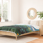 Wildflowers on Mount Rainier Duvet Cover Gallery Image 2