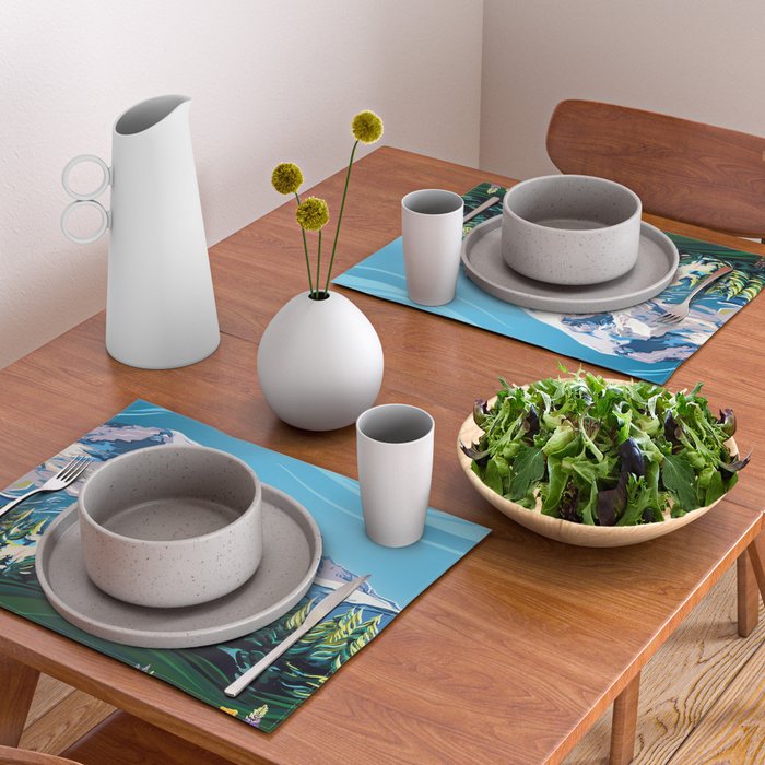 Wildflowers on Mount Rainier Placemat Gallery Image 2