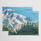 Wildflowers on Mount Rainier Placemat Gallery Image 1
