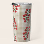Cherry Tomato Plaid Farmers Market Travel Mug Gallery Image 3