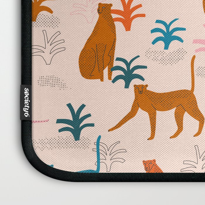 Rainbow cheetahs Laptop Sleeve Gallery Image 3