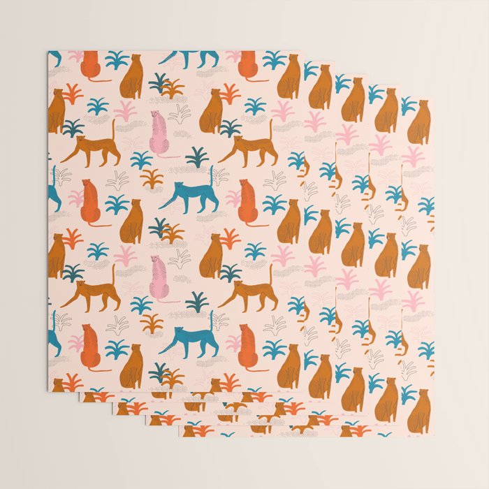 Rainbow cheetahs Wrapping Paper Gallery Image 3