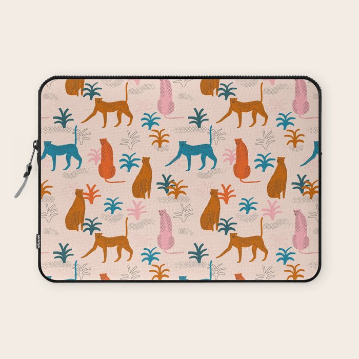 Rainbow cheetahs Laptop Sleeve Gallery Image 1