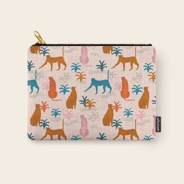 Rainbow cheetahs Carry All Pouch Gallery Image 1