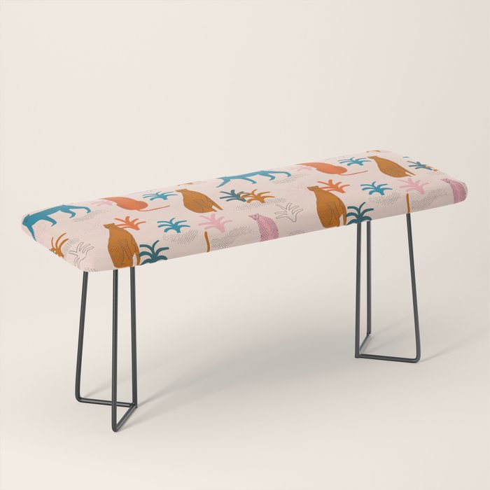 Rainbow cheetahs Bench Gallery Image 1