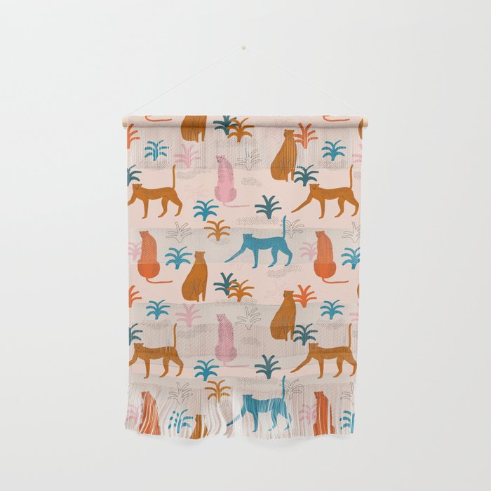 Rainbow cheetahs Wall Hanging Gallery Image 1