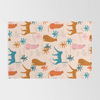 Rainbow cheetahs Rug Gallery Image 2