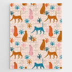 Rainbow cheetahs Jigsaw Puzzle Gallery Image 1