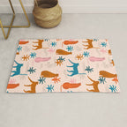 Rainbow cheetahs Rug Gallery Image 1