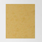 Lines II (Mustard Yellow) Throw Blanket Gallery Image 2