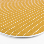 Lines II (Mustard Yellow) Bath Mat Gallery Image 3