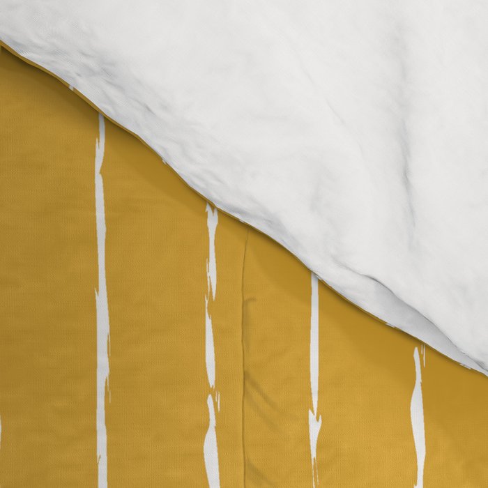 Lines II (Mustard Yellow) Comforter Gallery Image 4