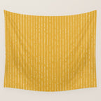 Lines II (Mustard Yellow) Wall Tapestry Gallery Image 4