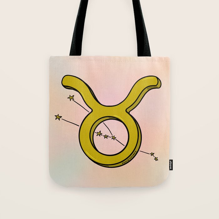 Taurus Symbol Tote Bag Gallery Image 1