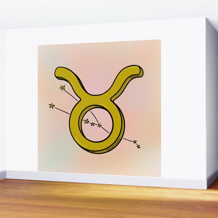 Taurus Symbol Wall Mural Gallery Image 2