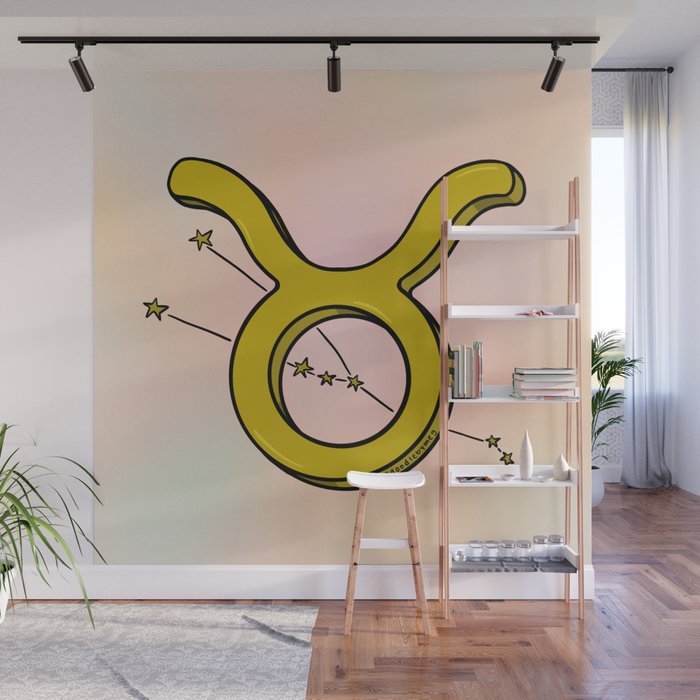 Taurus Symbol Wall Mural Gallery Image 1