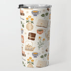 Gouache Books and Tea Travel Mug Gallery Image 3