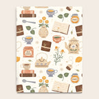 Gouache Books and Tea Notebook Gallery Image 4