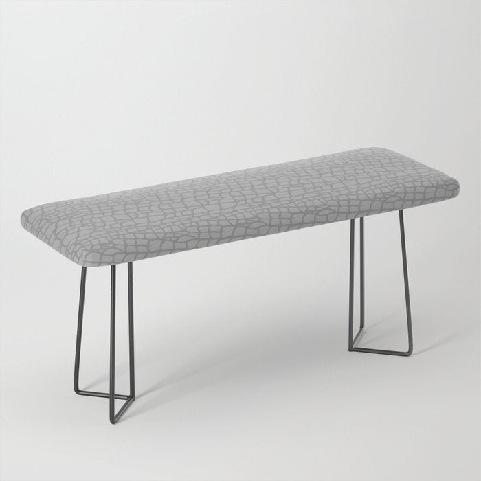 Gray Elephant Skin - Wild Animal Bench Gallery Image 1