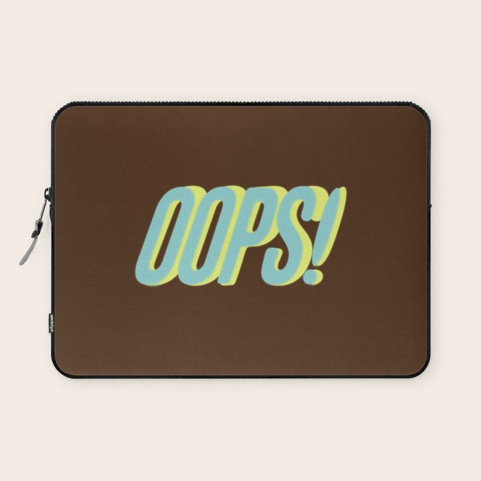 Oops Laptop Sleeve Gallery Image 1