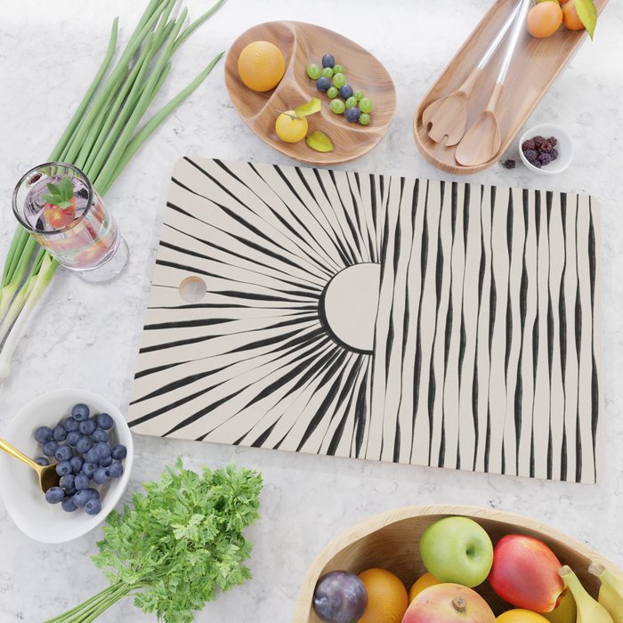 Minimal Sunrise / Sunset Cutting Board Gallery Image 2