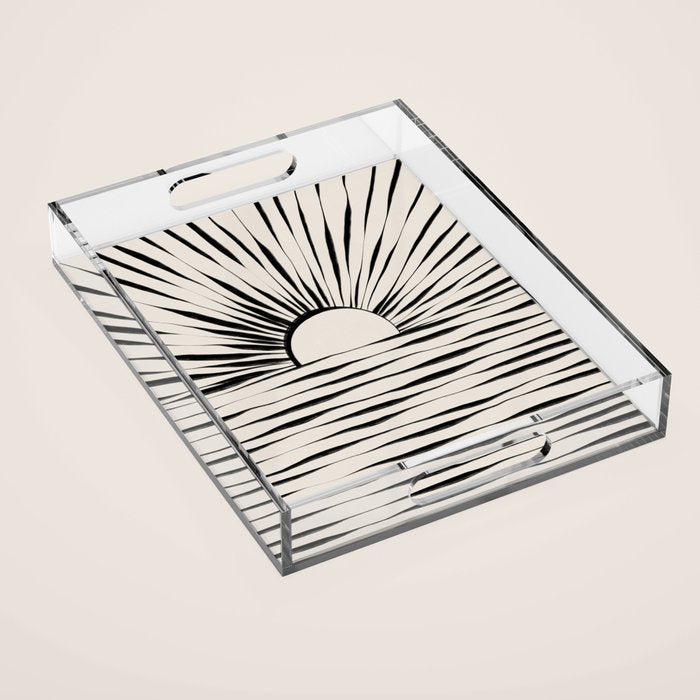 Minimal Sunrise / Sunset Acrylic Tray Gallery Image 1