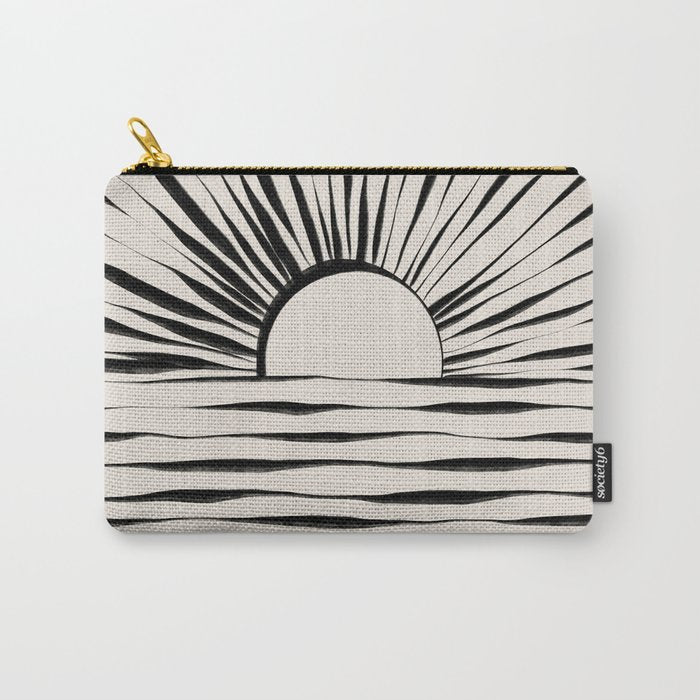 Minimal Sunrise / Sunset Carry All Pouch Gallery Image 1