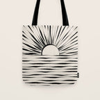 Minimal Sunrise / Sunset Tote Bag Gallery Image 1