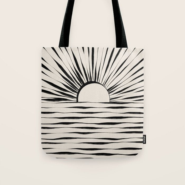 Minimal Sunrise / Sunset Tote Bag Gallery Image 1