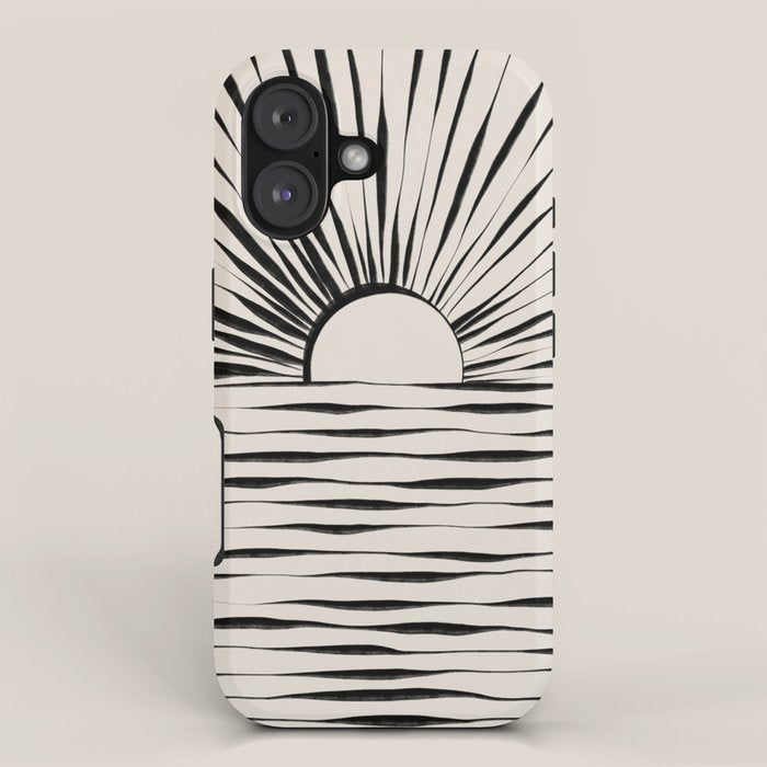 Minimal Sunrise / Sunset iPhone Case Gallery Image 1