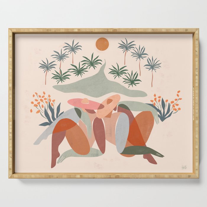 Summer daze Serving Tray Gallery Image 1