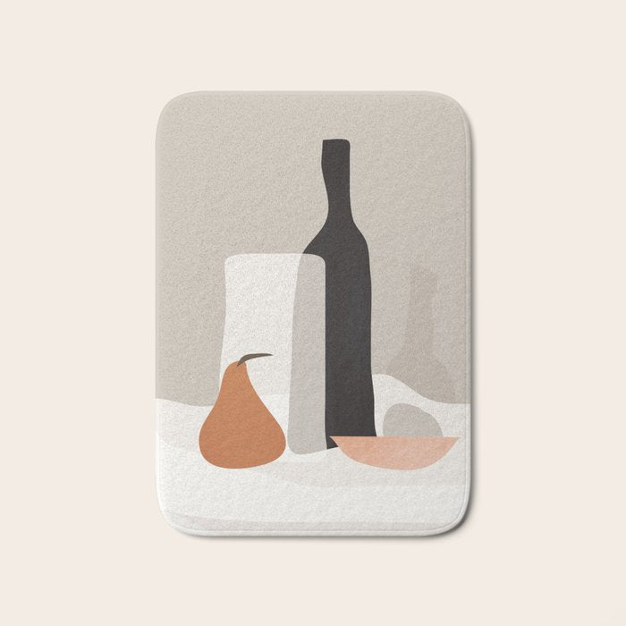 Minimalist Still Life 2 Bath Mat Gallery Image 1