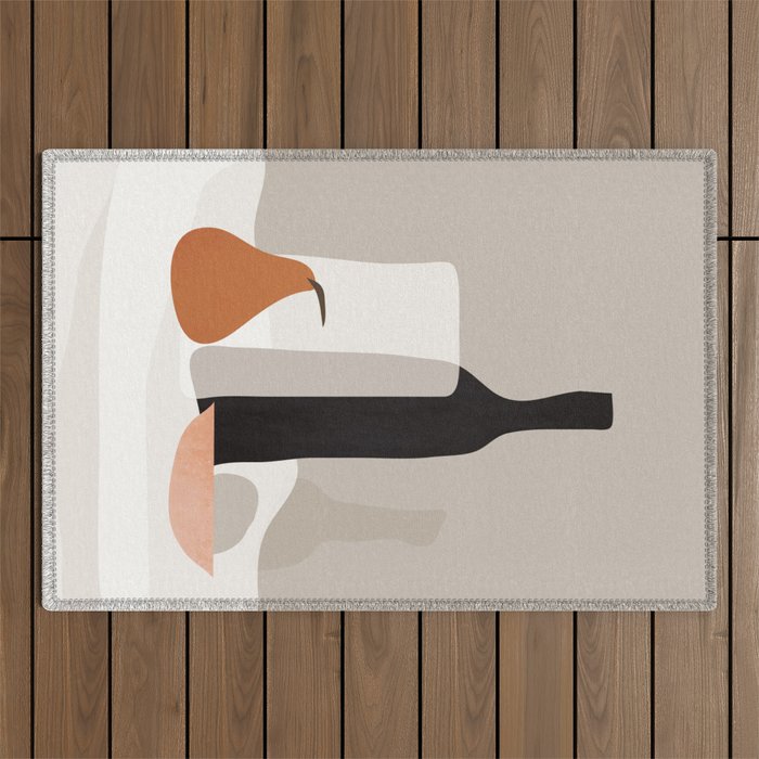 Minimalist Still Life 2 Outdoor Rug Gallery Image 1