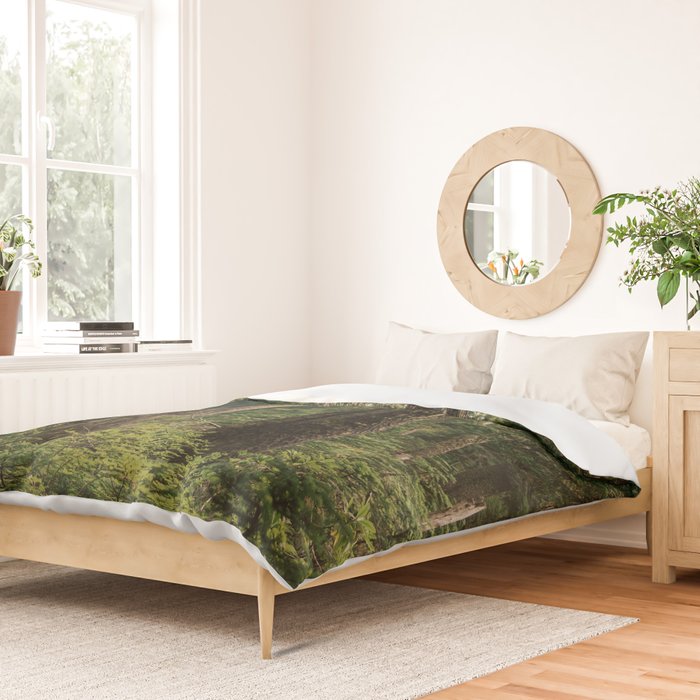 Green Forest Duvet Cover Gallery Image 2