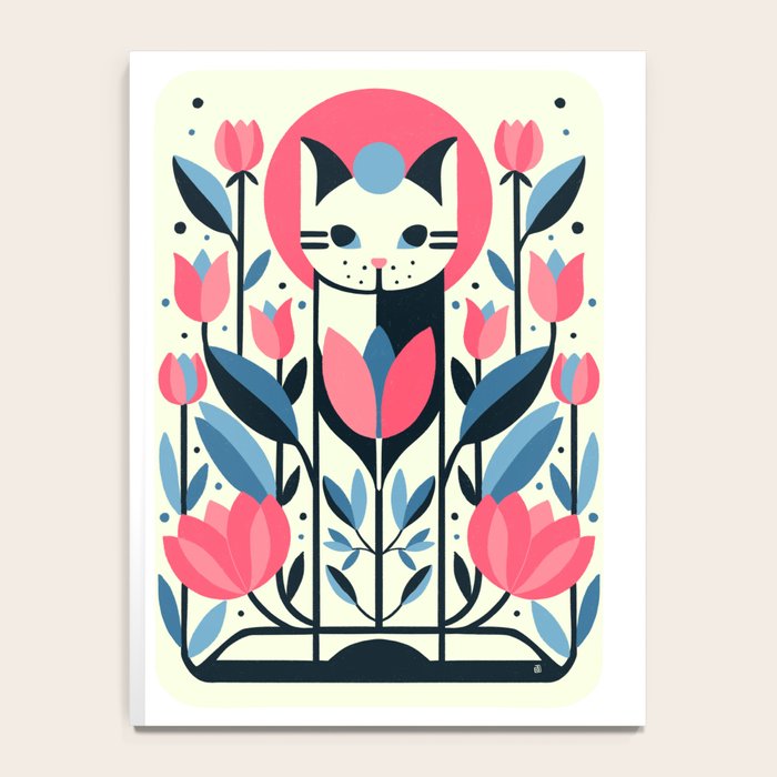 Cat amongst Tulips Notebook Gallery Image 4