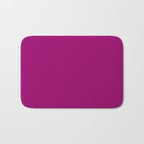 NOW MAGENTA SOLID COLOR Bath Mat Gallery Image 1